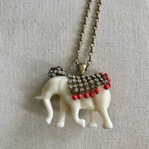 J Crew Elephant Necklace